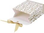 50pcs Wedding Favour Candy Boxes Party Treat Sweet Packaging Gift Boxes with Ribbon Small Treats Bags Creative Gift Bags for Wedding Baby Shower Birthday Christmas Party Favor Supplies - Image 10