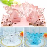 25 pieces Pink Folding Gift Box,wedding favour boxes,candy treat box,Creative Gift Box,with ribbon,for wedding, birthday, crafting(4.4 * 4.4 * 5.5 cm) - Image 2